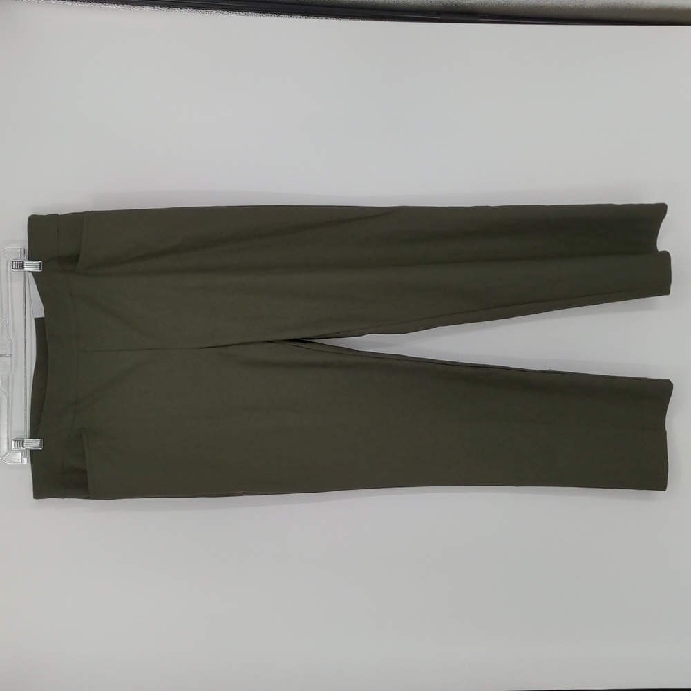 Chico's Women's So Slimming Brigitte Leg Pant Size 16 Regular Slim Leg Green